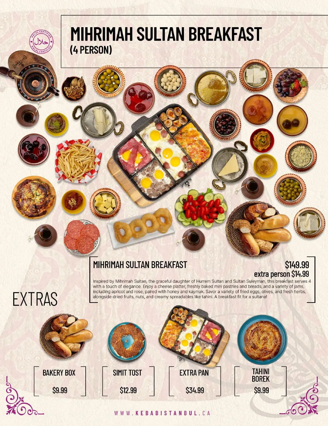 Mihrimah Sultan Breakfast