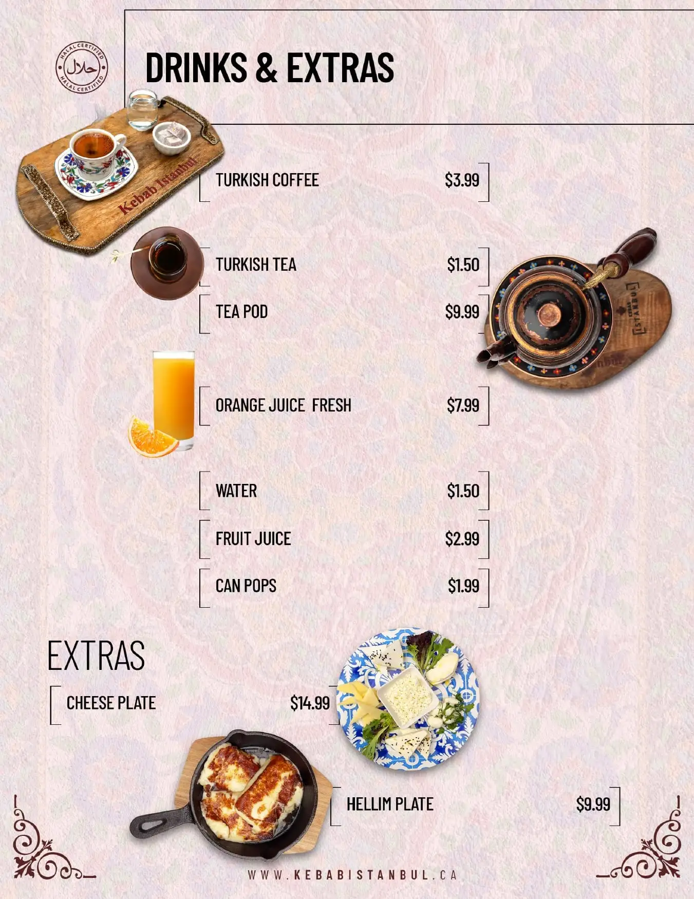 Drinks & Extras